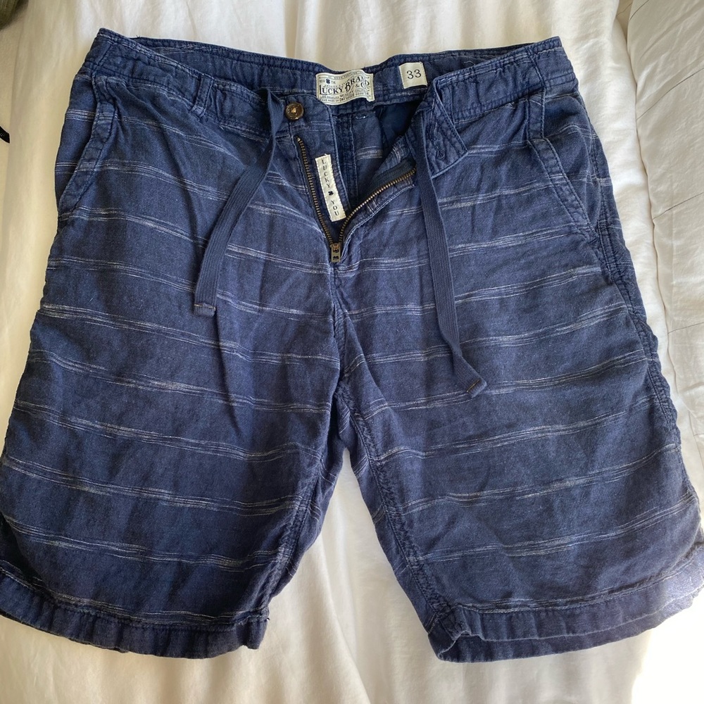 Lucky Brand like new linen shorts